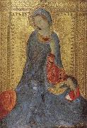 Simone Martini Virgin Annunciate oil on canvas